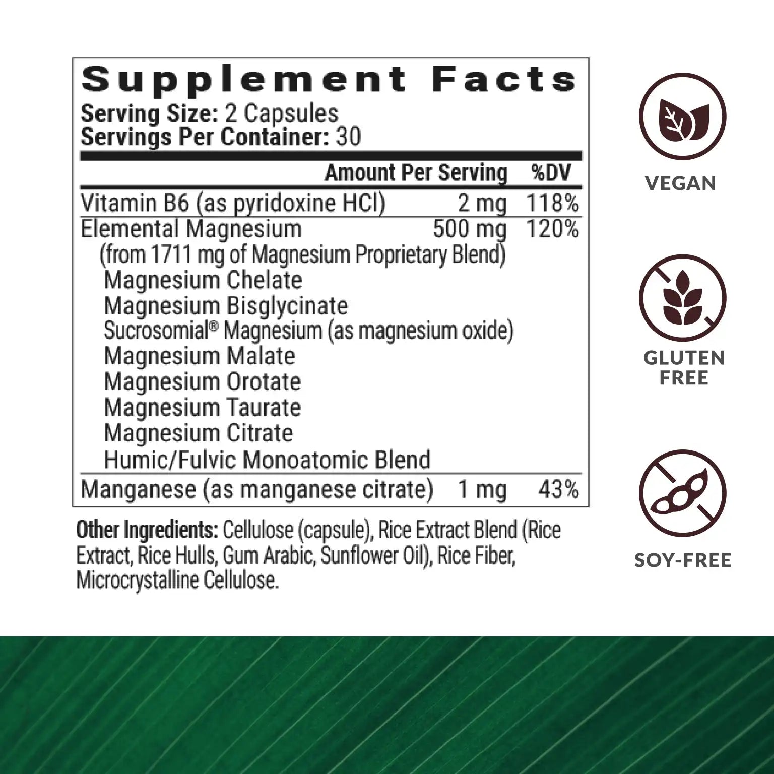 BIOptimizers Sleep Breakthrough Blue Berry Dreams Supplement Facts