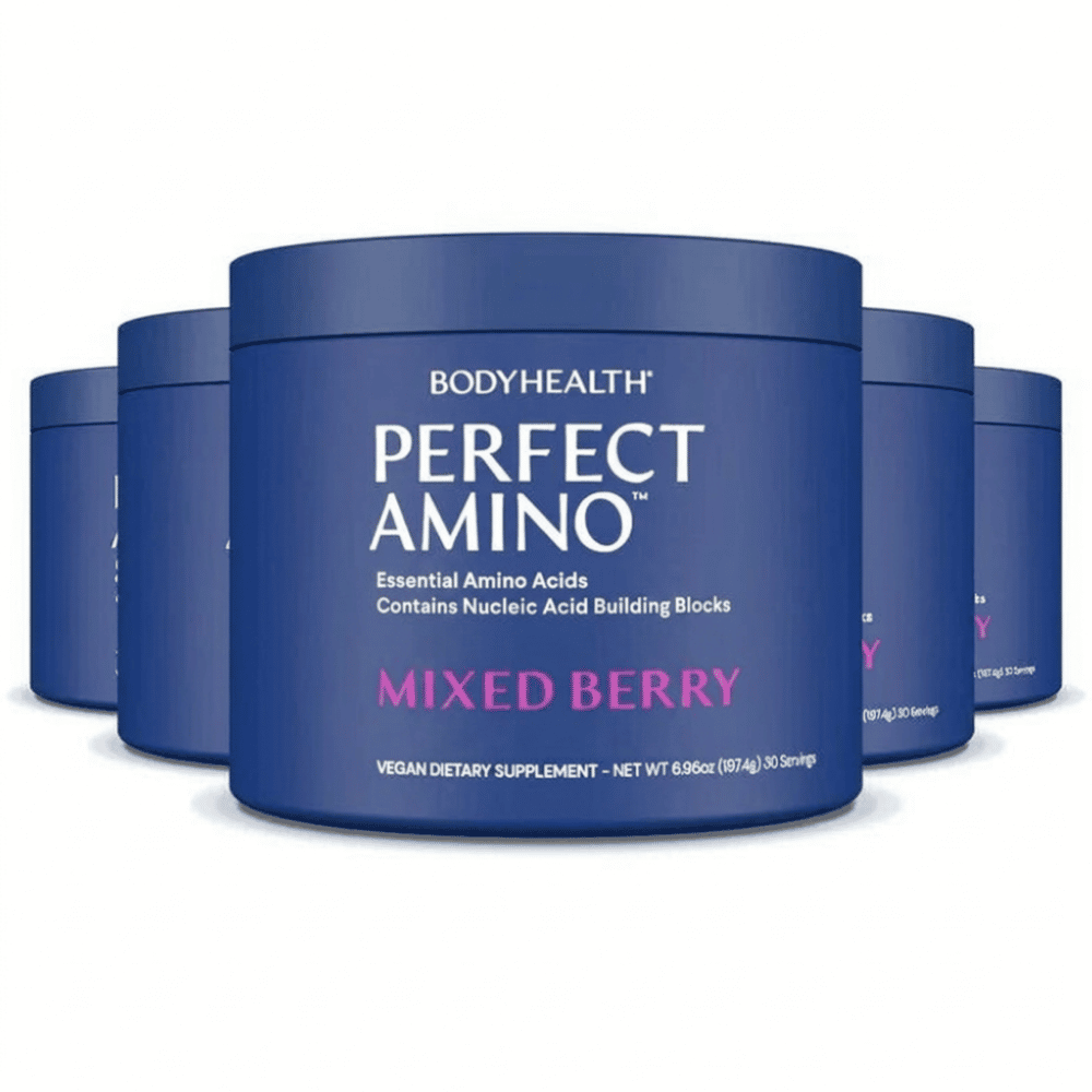 Bodyhealth Perfect Amino Powder Mixed Berry 30 Servings 6pack Australia