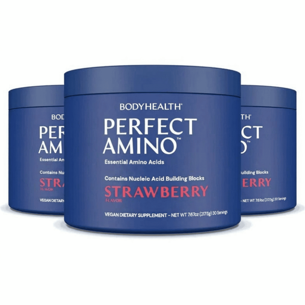 Bodyhealth Perfect Amino Powder Strawberry 30 Servings 3pack Australia