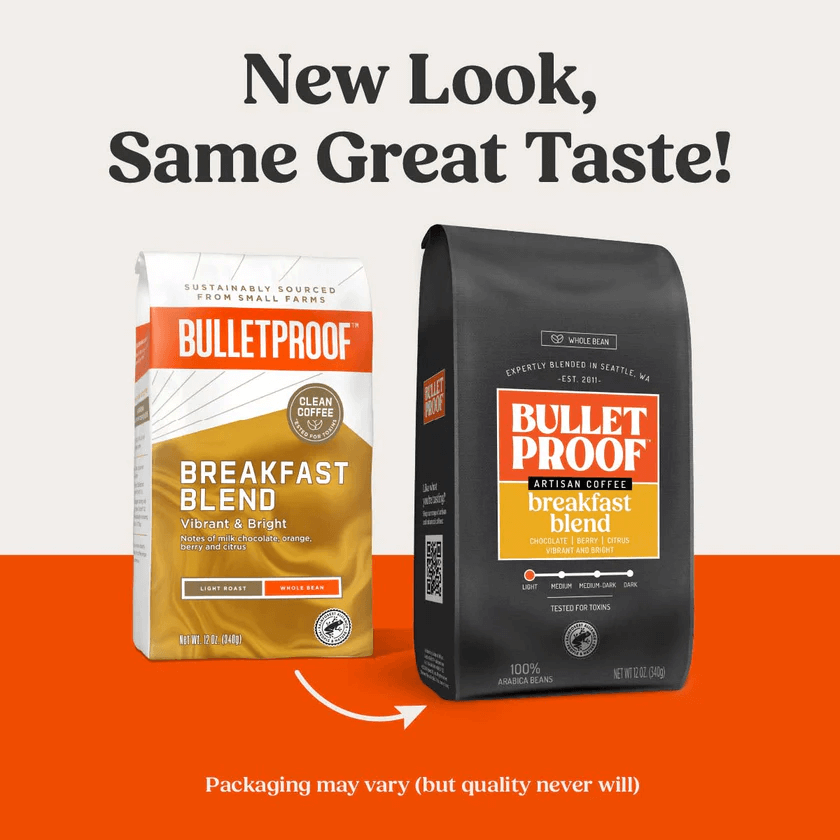 Bulletproof Australia Breakfast Blend Light Roast Beans Coffee