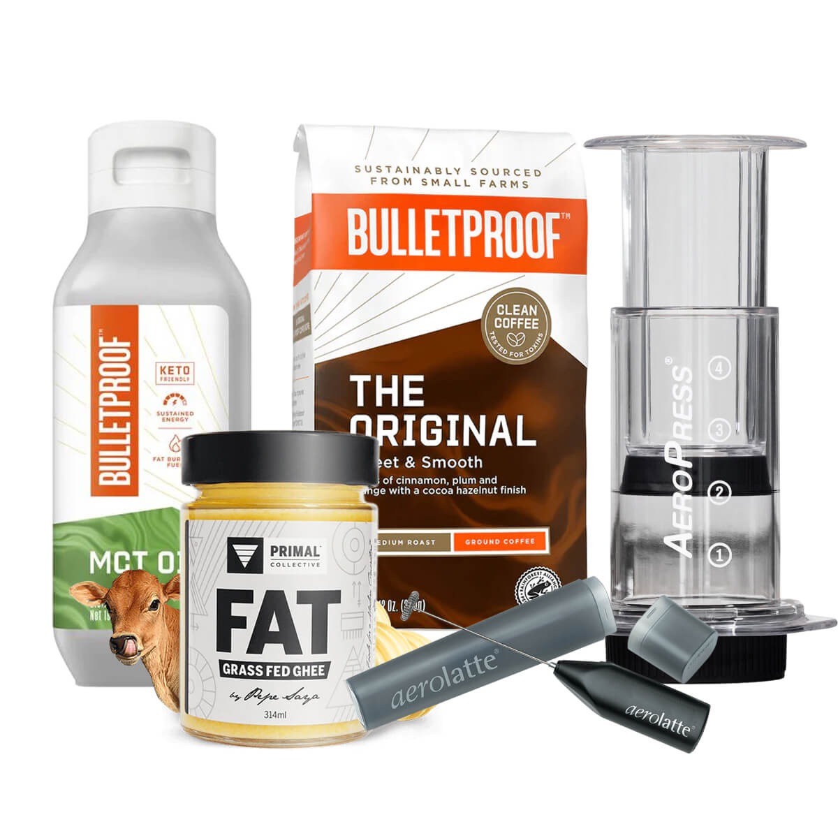 Bulletproof Australia Coffee Making Kit Original Coffee Grounds MCT Oil