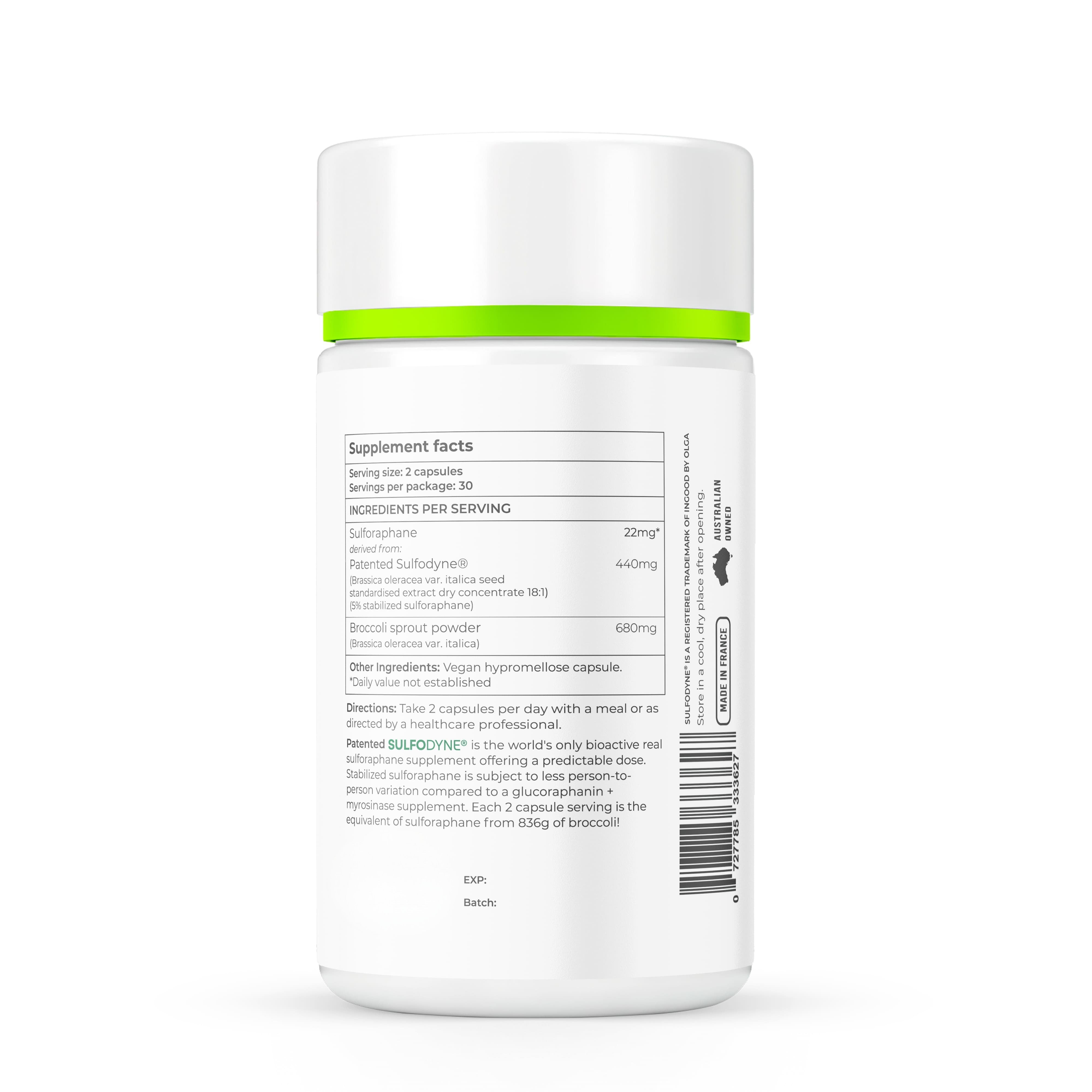 VitalityIQ™ Sulforaphane | Broccoli Seed Extract & Sprout Powder