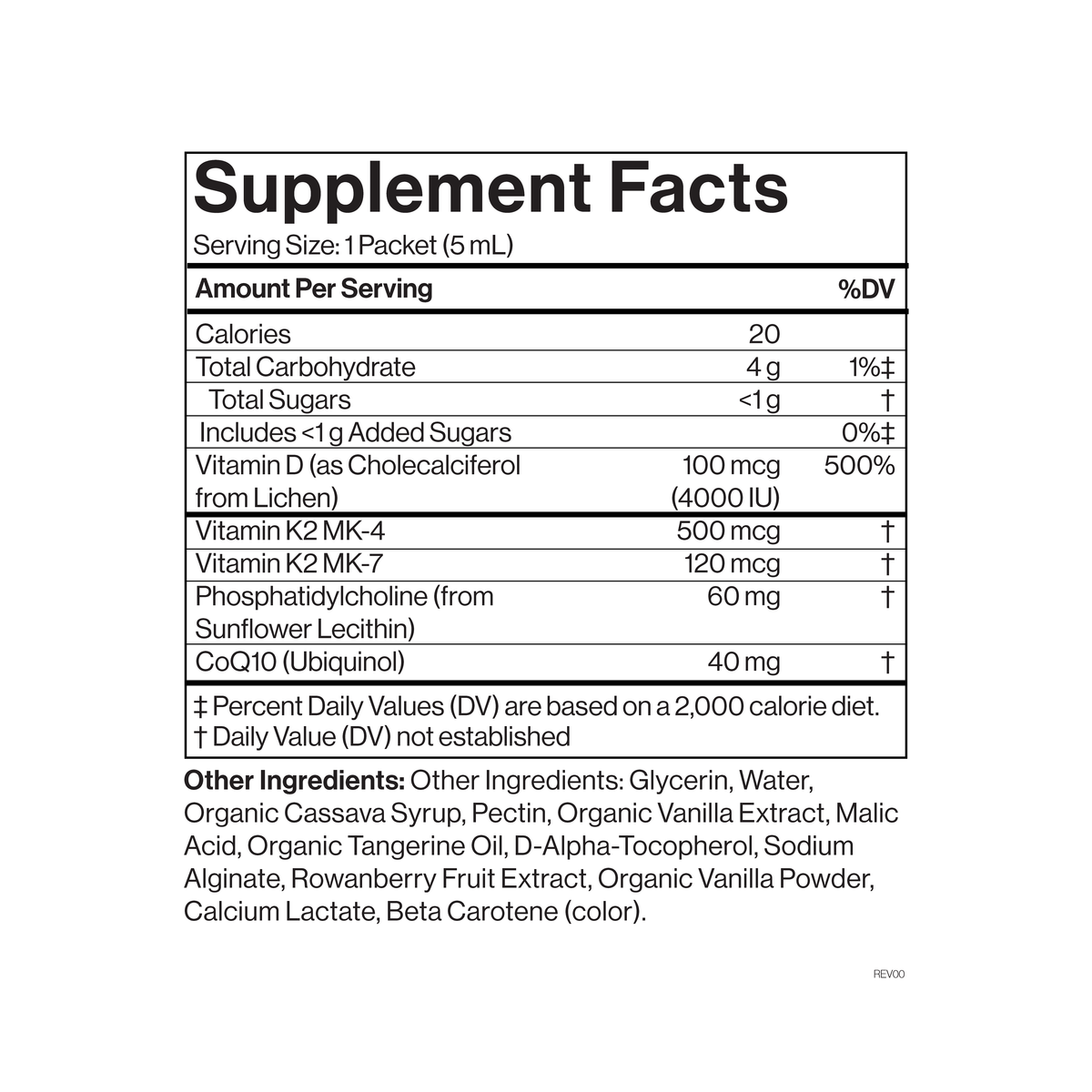 CymbiotikaAustraliaD3K2CoQ10pouchSupplementFacts
