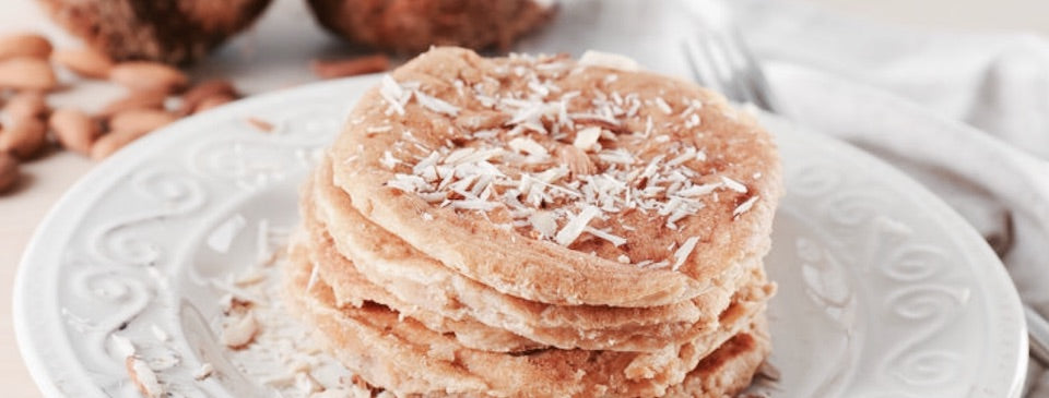 Keto Coconut & Vanilla Pancakes Recipe