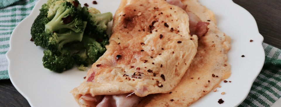 Keto Omelette with Bacon and Broccoli Recipe Australia