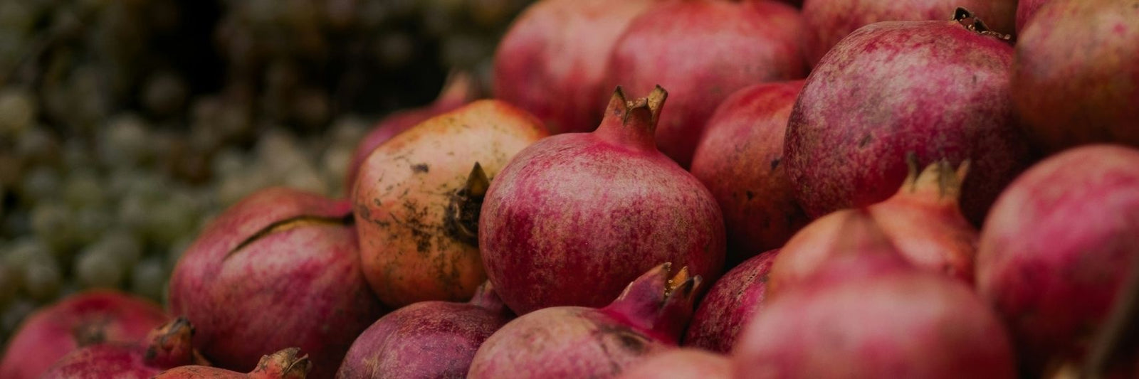 close up image of pomegranates