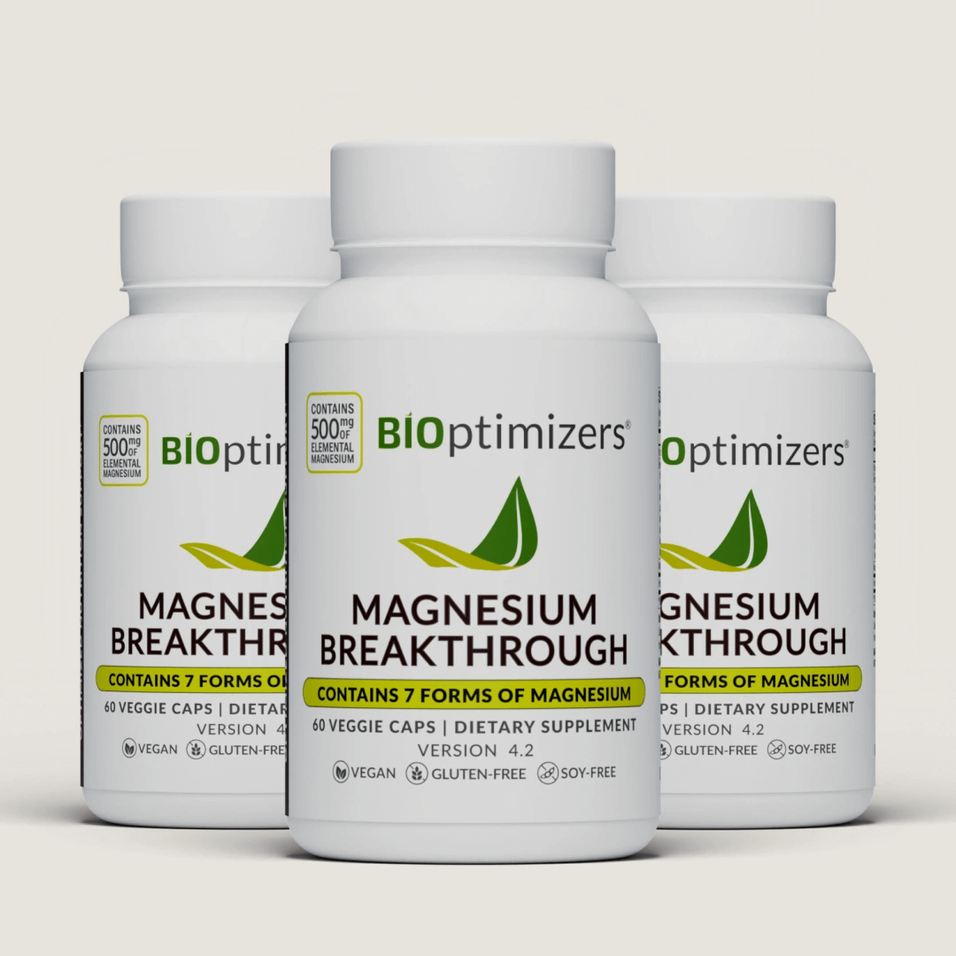 BIOptimizers Australia Magnesium Breakthrough 4.2 x3 bottles