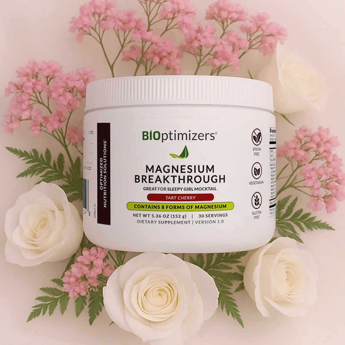 BIOptimizers Magnesium Breakthrough powder Tart Cherry Australia
