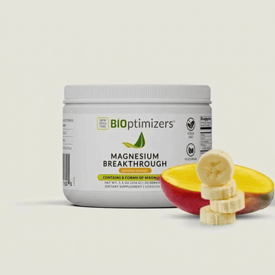 BIOptimizers Magnesium Breakthrough Drink Powder Banana Mango Australia