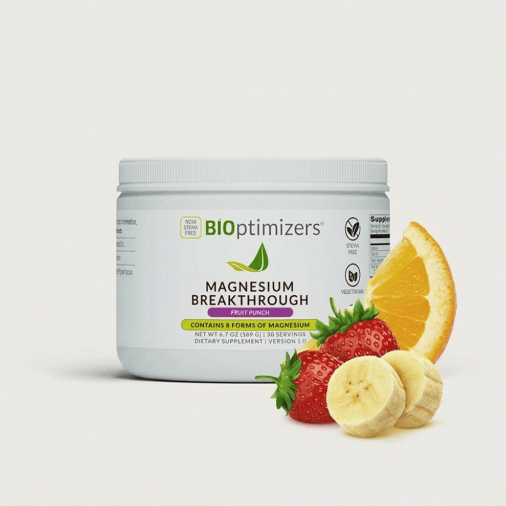 BIOptimizers Magnesium Breakthrough Drink Powder Fruit Punch Australia