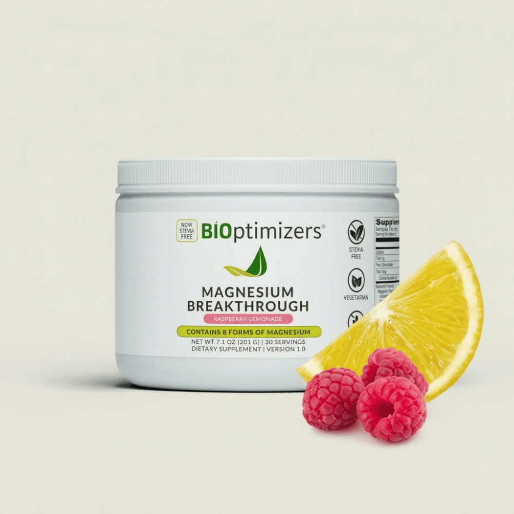 BIOptimizers Magnesium Breakthrough Raspberry Lemonade Drink Powder Australia