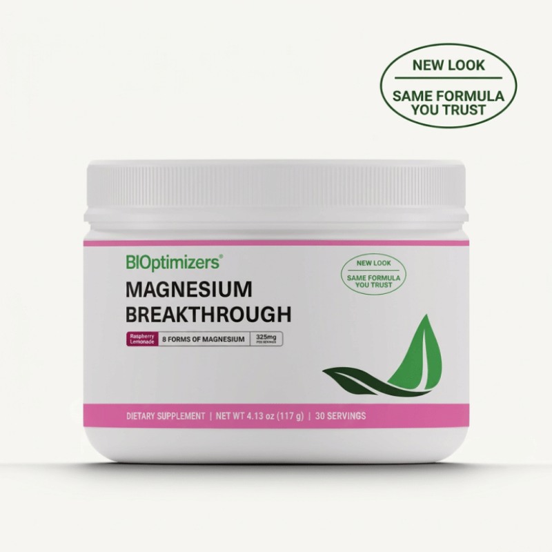 BIOptimizers Magnesium Drink Powder Raspberry Lemonade