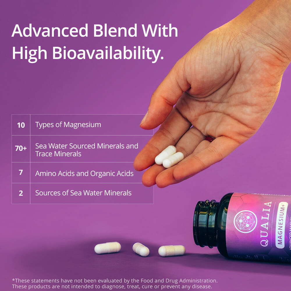 Bioavailable magnesium Qualia Australia