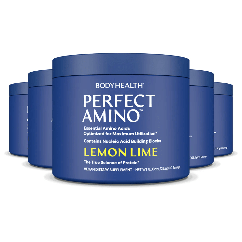 BodyHealth Australia PerfectAmino 30srv Lemon Lime Powder 6 Pack