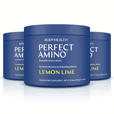 Bodyhealth Perfect Amino Powder Lemon Lime 30 Servings 3pack Australia