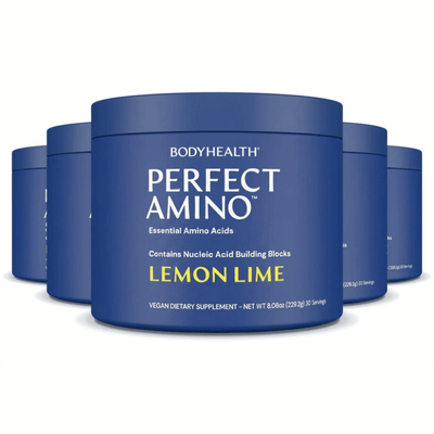 Bodyhealth Perfect Amino Powder Lemon Lime 30 Servings 6pack Australia