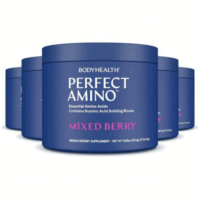 Bodyhealth Perfect Amino Powder Mixed Berry 30 Servings 6pack Australia