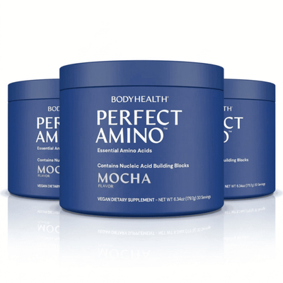 Bodyhealth Perfect Amino Powder Mocha 30 Servings 3pack Australia