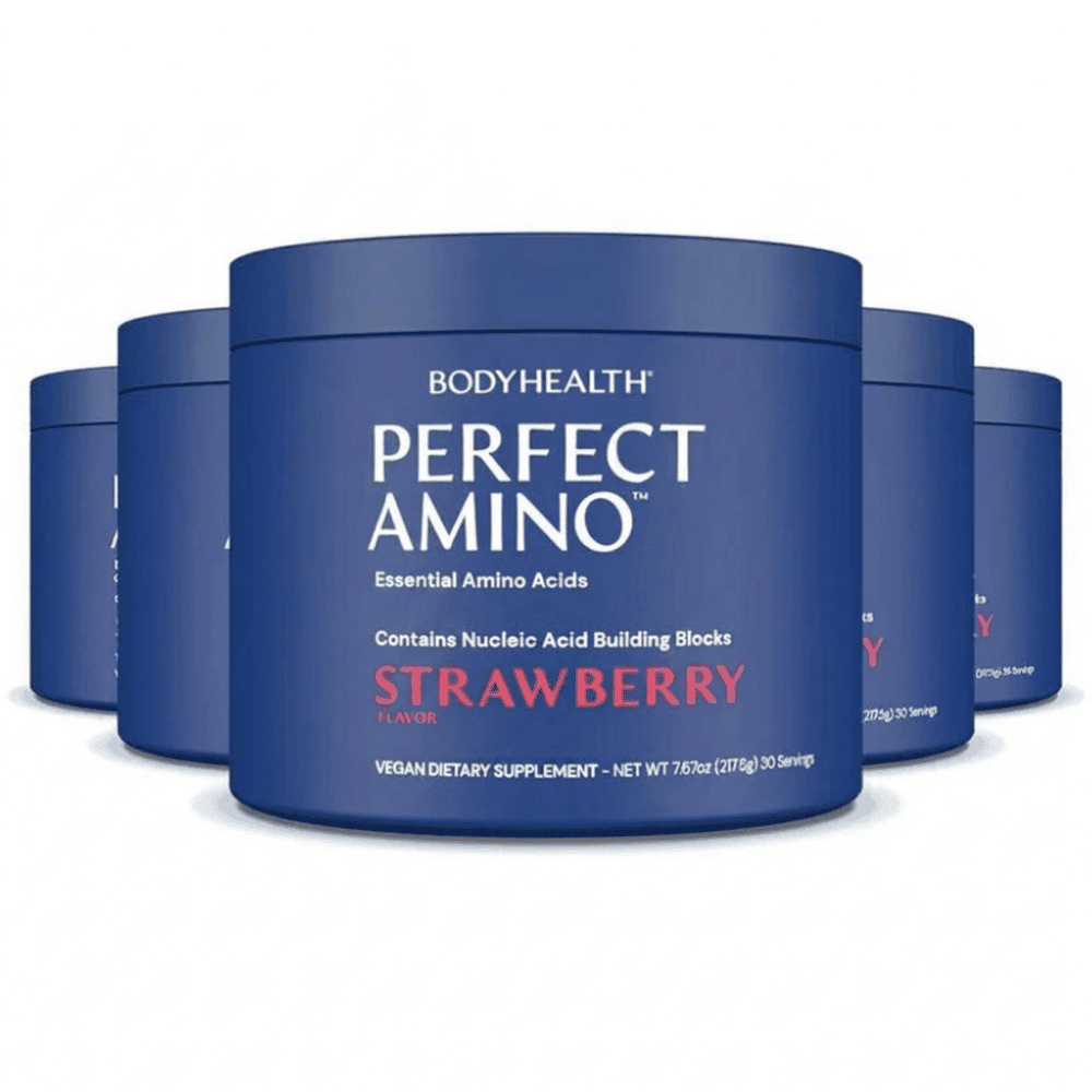 Bodyhealth Perfect Amino Powder Strawberry 30 Servings 6pack Australia