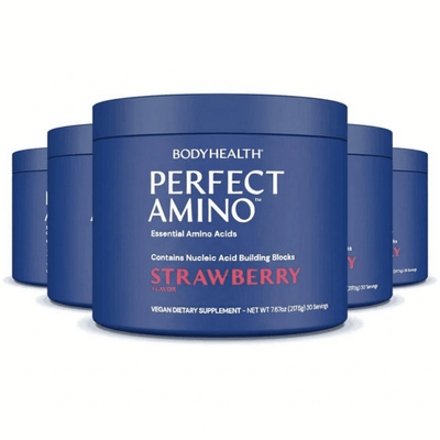 Bodyhealth Perfect Amino Powder Strawberry 30 Servings 6pack Australia