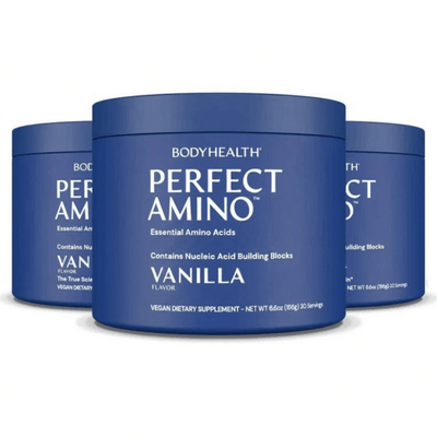 Bodyhealth Perfect Amino Powder Vanilla 30 Servings 3pack Australia