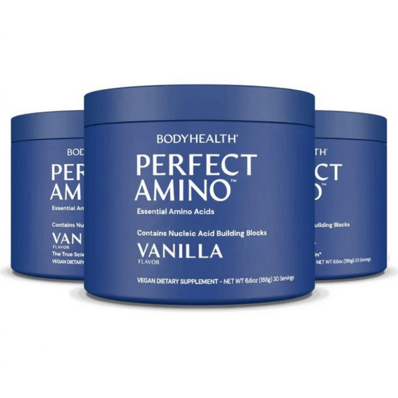 Bodyhealth Perfect Amino Powder Vanilla 30 Servings 3pack Australia