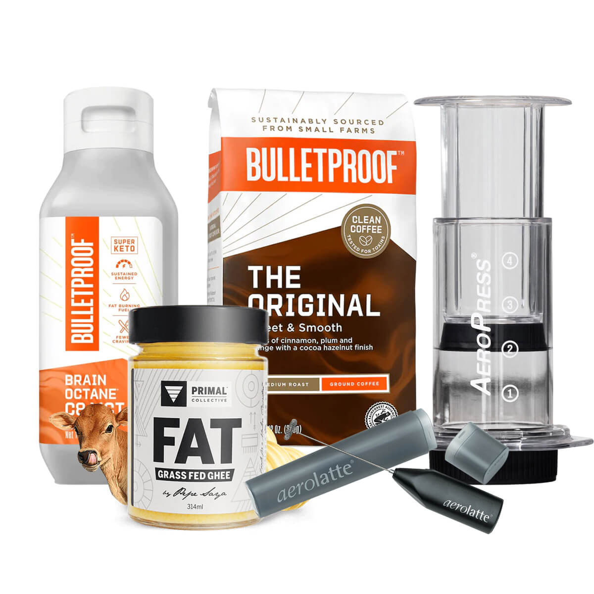 Bulletproof Australia Coffee Making Kit Original Coffee Grounds Brain Octane Oil