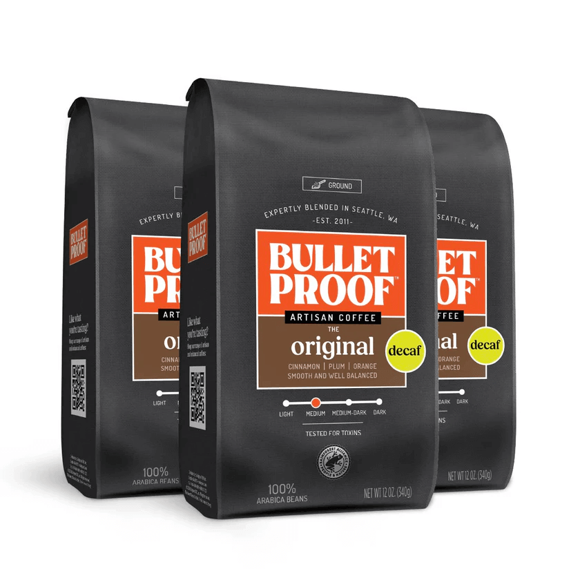 Bulletproof Australia Decaf Ground Coffee 3packs
