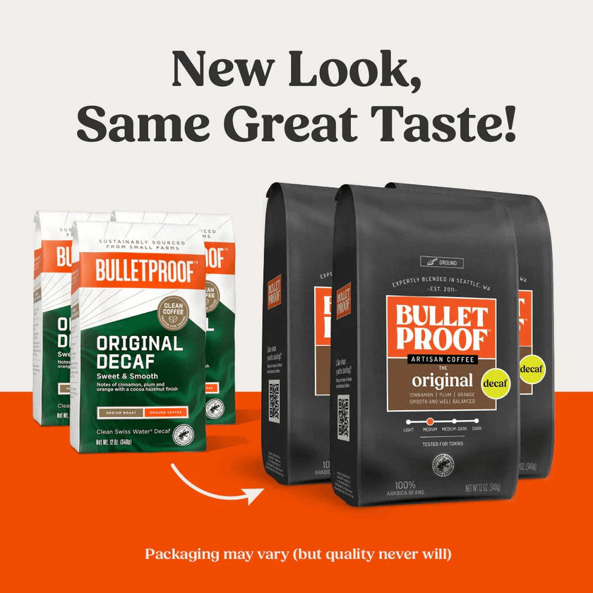 Bulletproof Australia Decaf Grounds Coffee 3pack