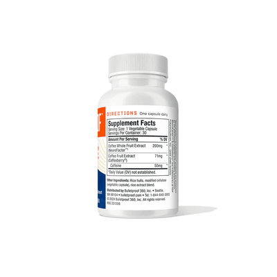Bulletproof Australia Energy Focus Supplement Facts