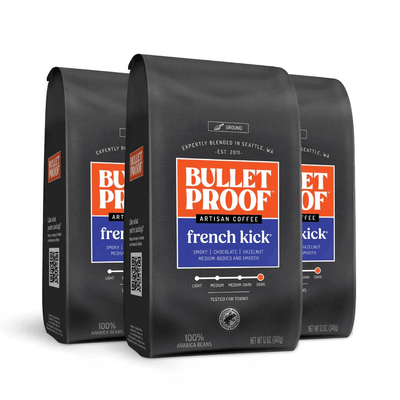 Bulletproof Australia French Kick Ground Coffee 3packs