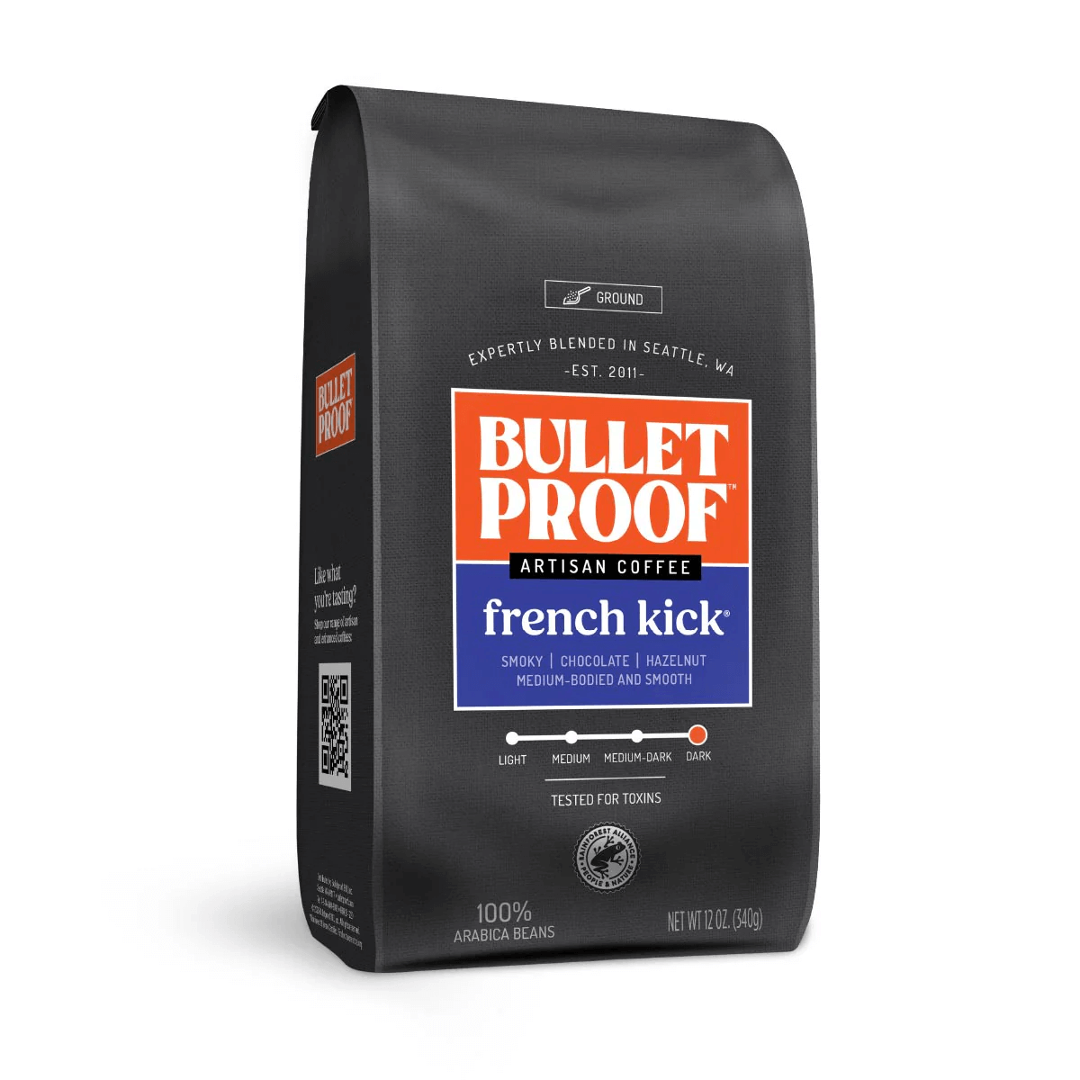 Bulletproof Australia French Kick Grounds Coffee bag