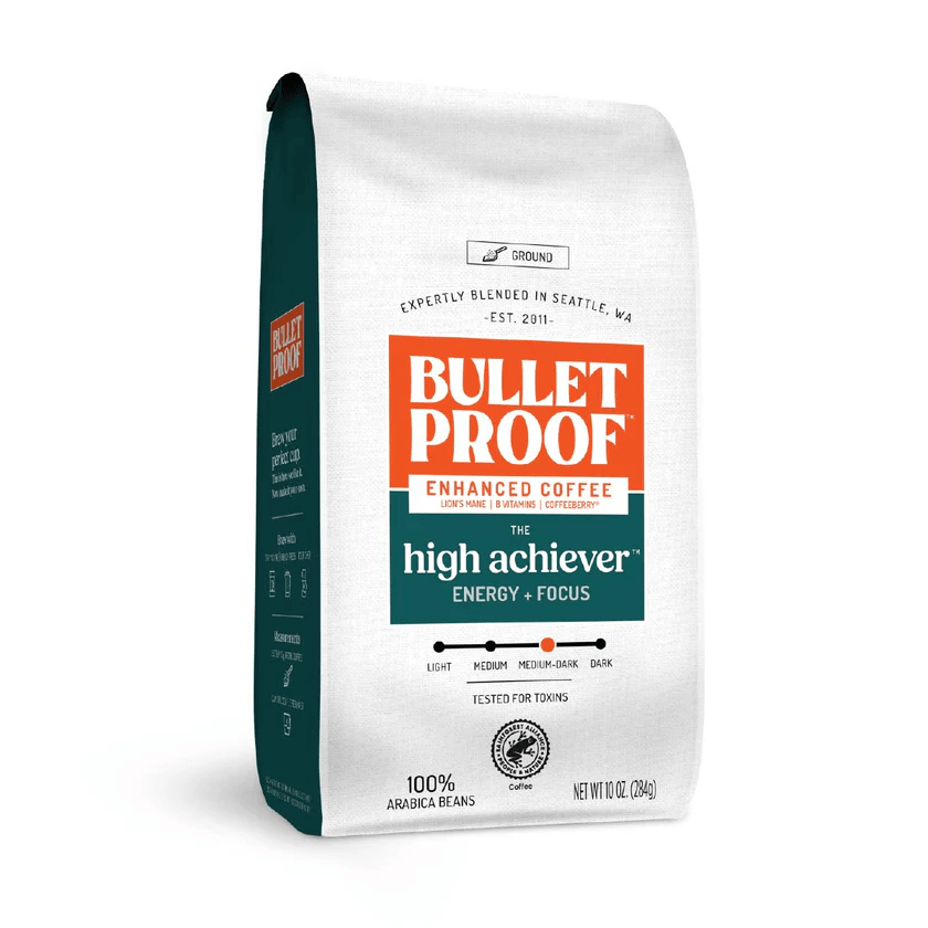 Bulletproof Australia High Achiever Ground Coffee bag