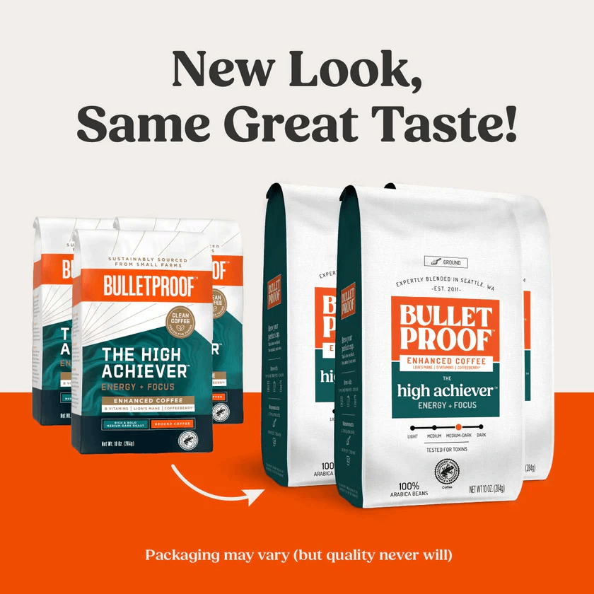 Bulletproof Australia High Achiver Ground Coffee 3pack