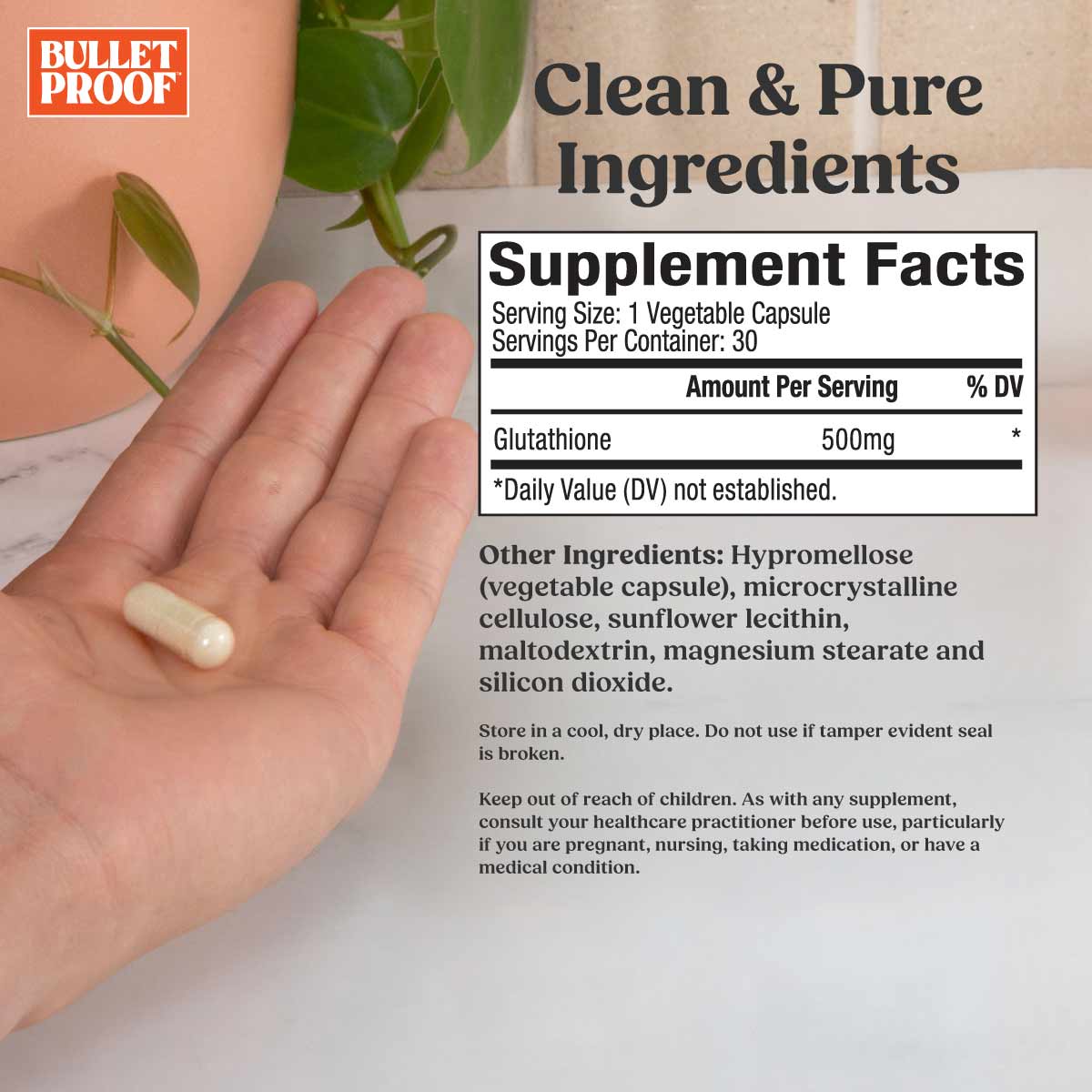 glutathione in australia Bioceuticals Glutathione Capsule – Health Co main image 0