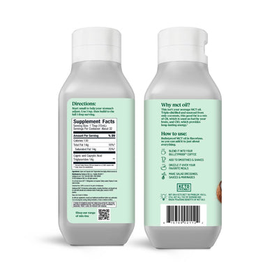 Bulletproof Australia MCT Oil 473ml Supplement Facts