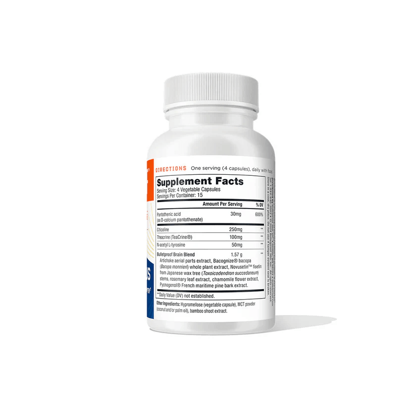 Bulletproof Australia Smart Mode Supplement Facts