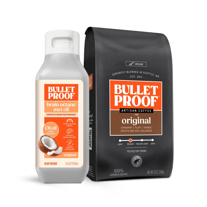 Bulletproof Australia Starter Kit Original Ground Coffee + C8 Oil 414ml