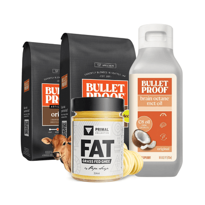 Bulletproof Decaf Coffee Essentials Kit Bran Octane Oil Ghee Australia