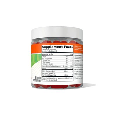 Bulletproof Energy Gummies Australia Supplement Facts