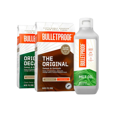 Bulletproof Australia Decaf Coffee Essentials Kit Decaf Original Beans MCT Oil