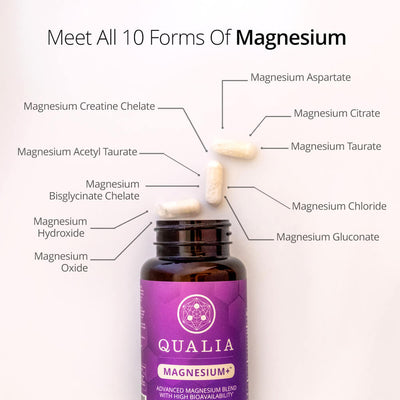 Exercise recovery supplement Magnesium+ by Qualia