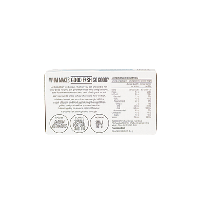 Goodfish Australia Sardines Nutrition Facts