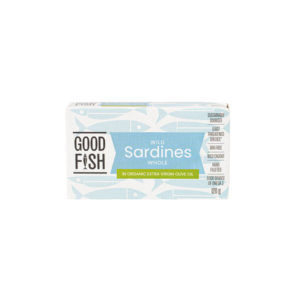Good Fish Sardines in Organic Extra Virgin Olive Oil - KetoFood ...