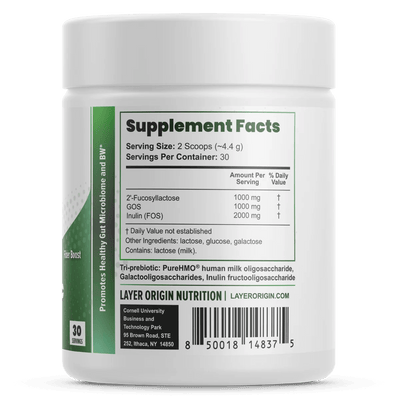 Layer Origin Australia Constipiotic Supplement Facts