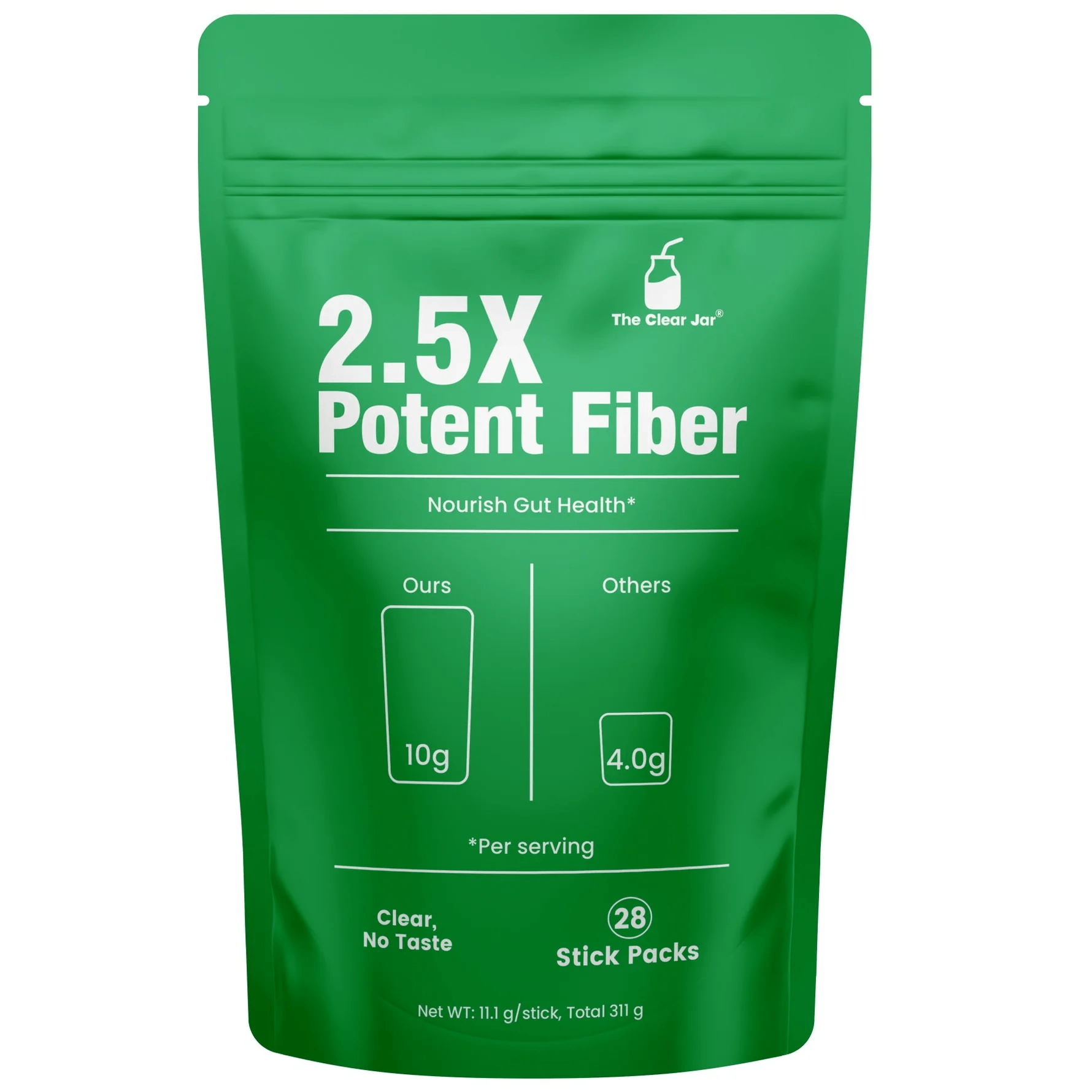 Layer Origin Australia 2.5X Potent Fiber The Clear Jar