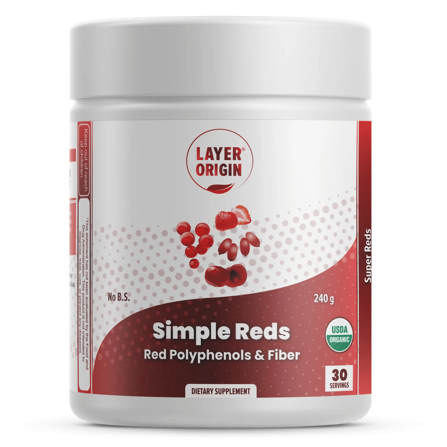 Layer Origin Australia Organic Simple Reds Powder