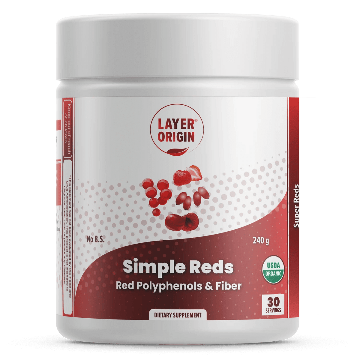 Layer Origin Australia Organic Simple Reds Powder