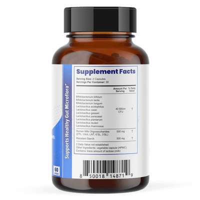 Layer Origin Australia SuperHMO Synbiotic Capsules Supplement Facts