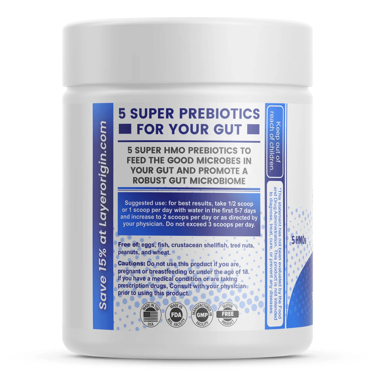 Layer Origin SuperHMO Australia Prebiotic Mix with 5 HMOs Suggested Use